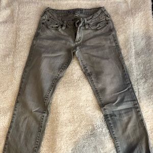 Bullhead skinny gray jeans size 1s